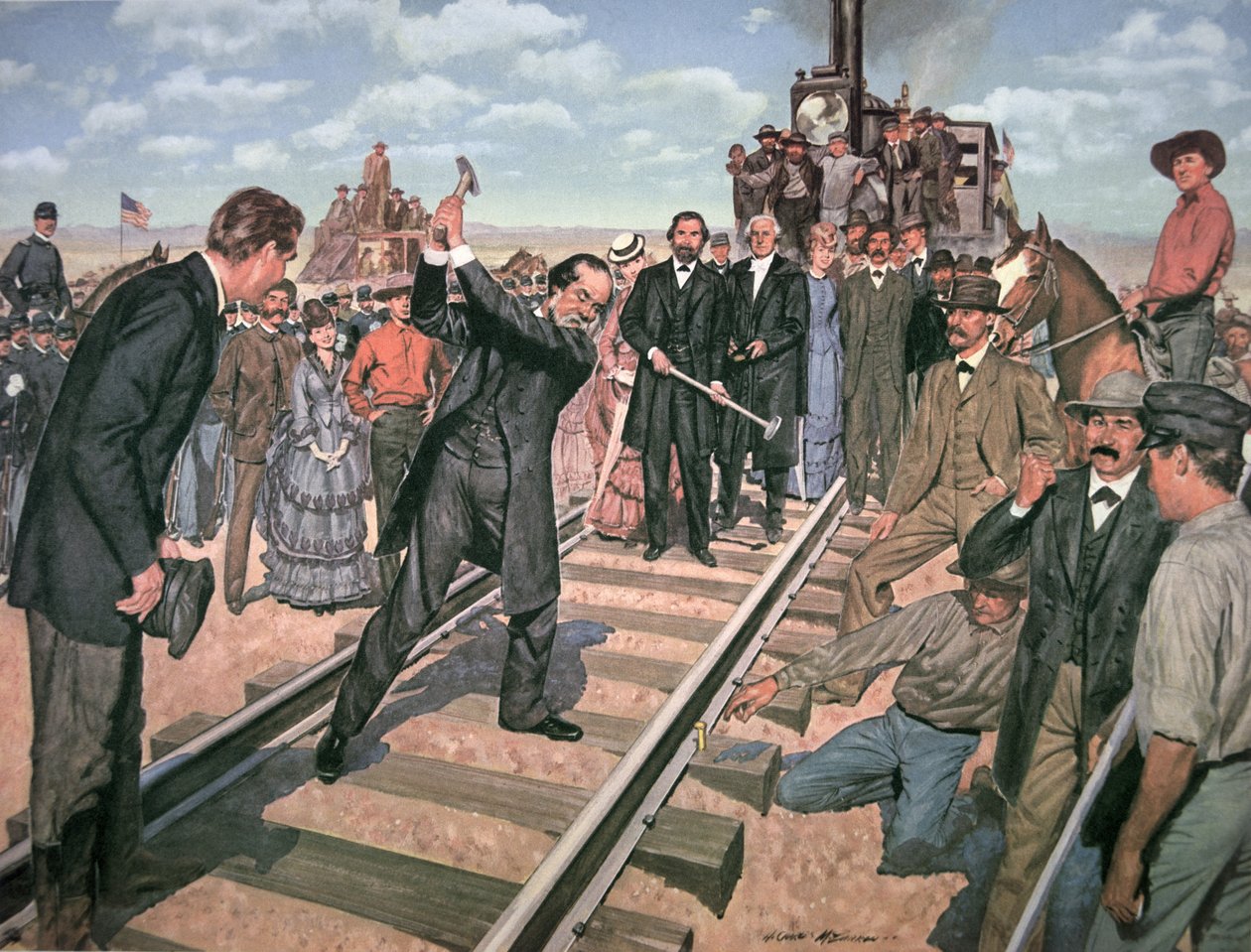 Kör Golden Spike den 10 maj av American School