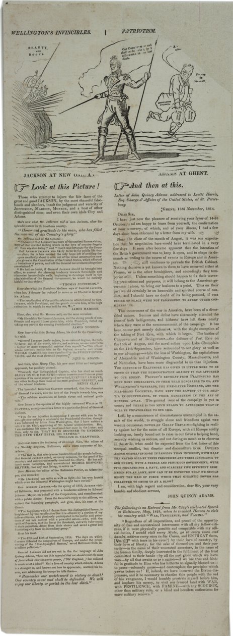 Valaffisch med framstående amerikaner, 1828 av American School