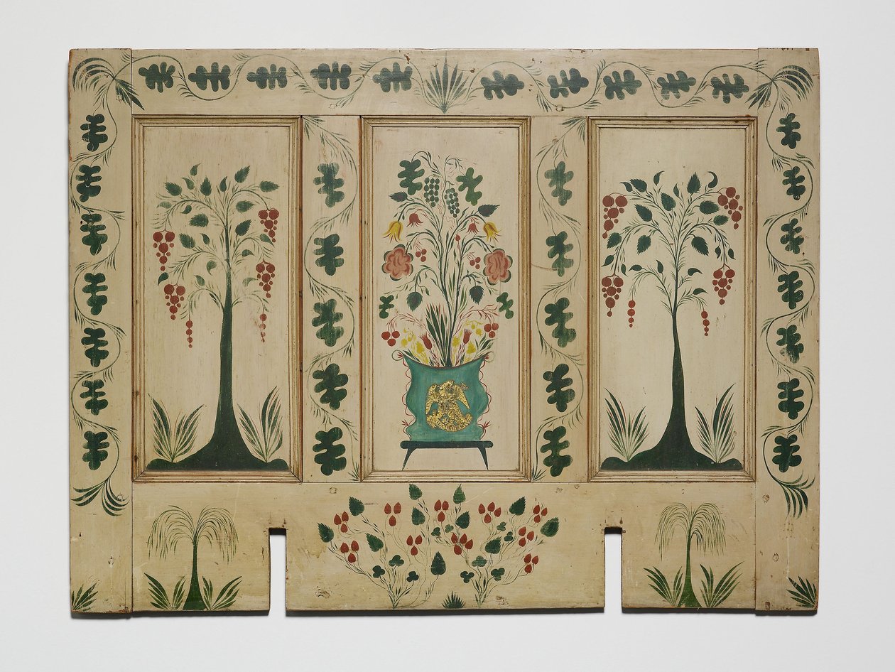 Fireboard, ca 1820 (olja på furupanel) av American School