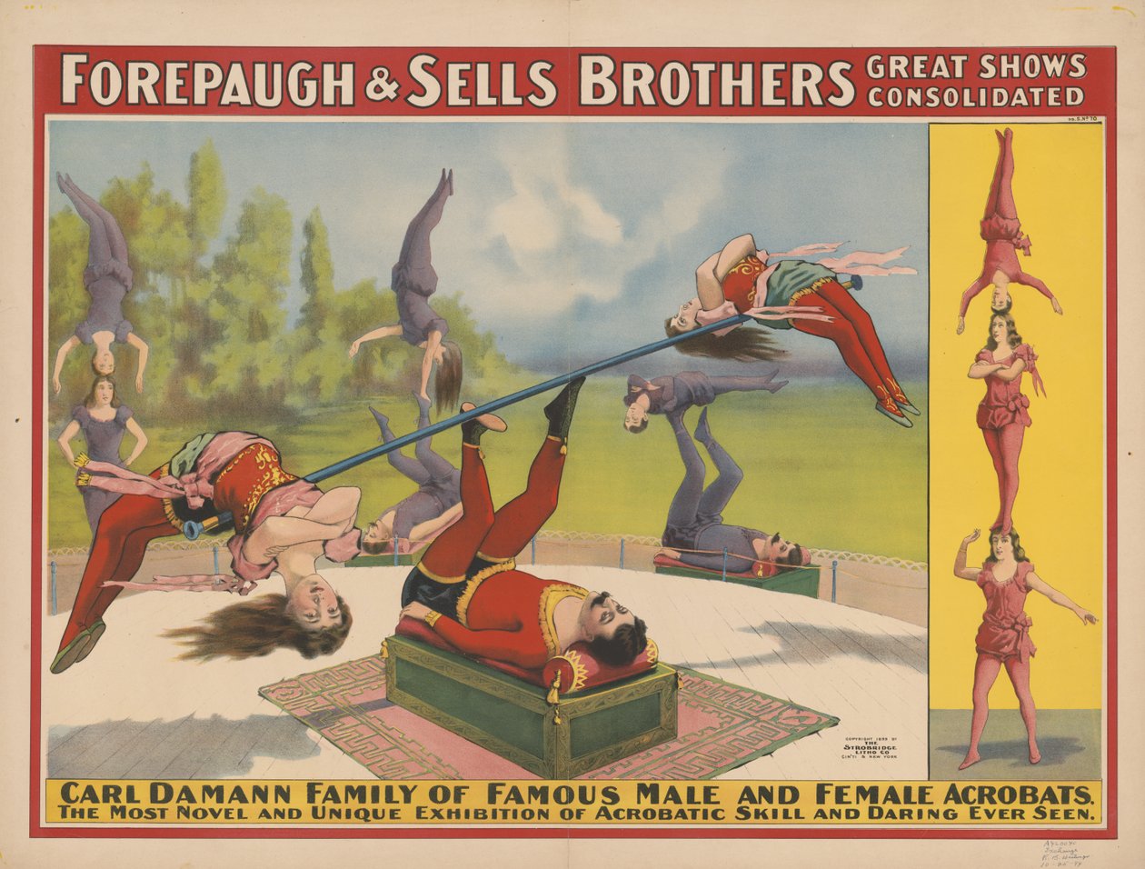 Forepaugh & Sells Brothers fantastiska shower konsoliderade, 1899 av American School