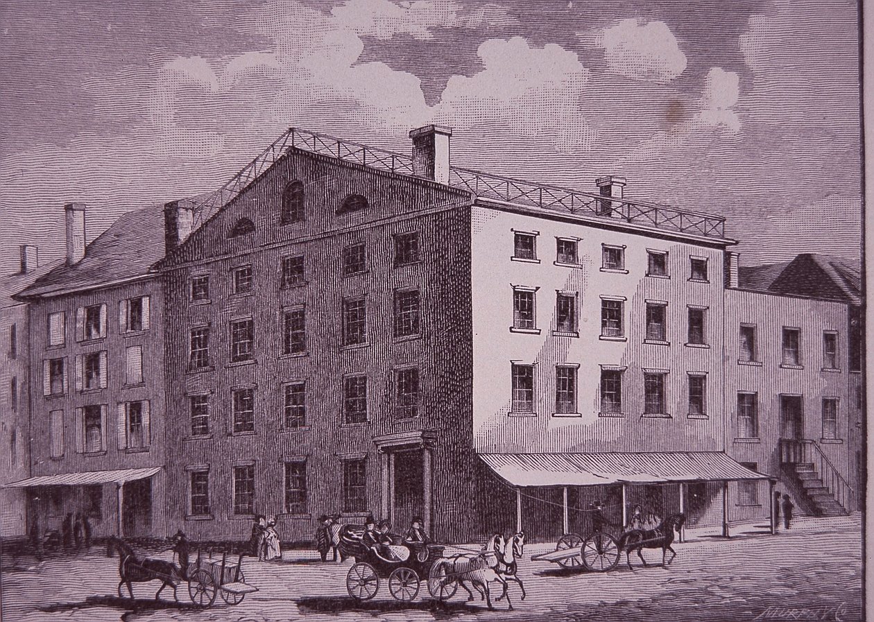 Fraunces Tavern, New York City (gravyr) av American School
