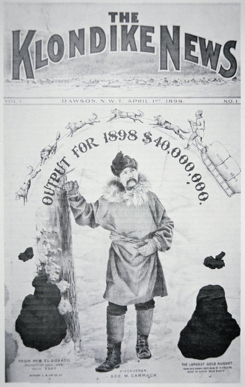 Framsidan av "The Klondike News" av American School