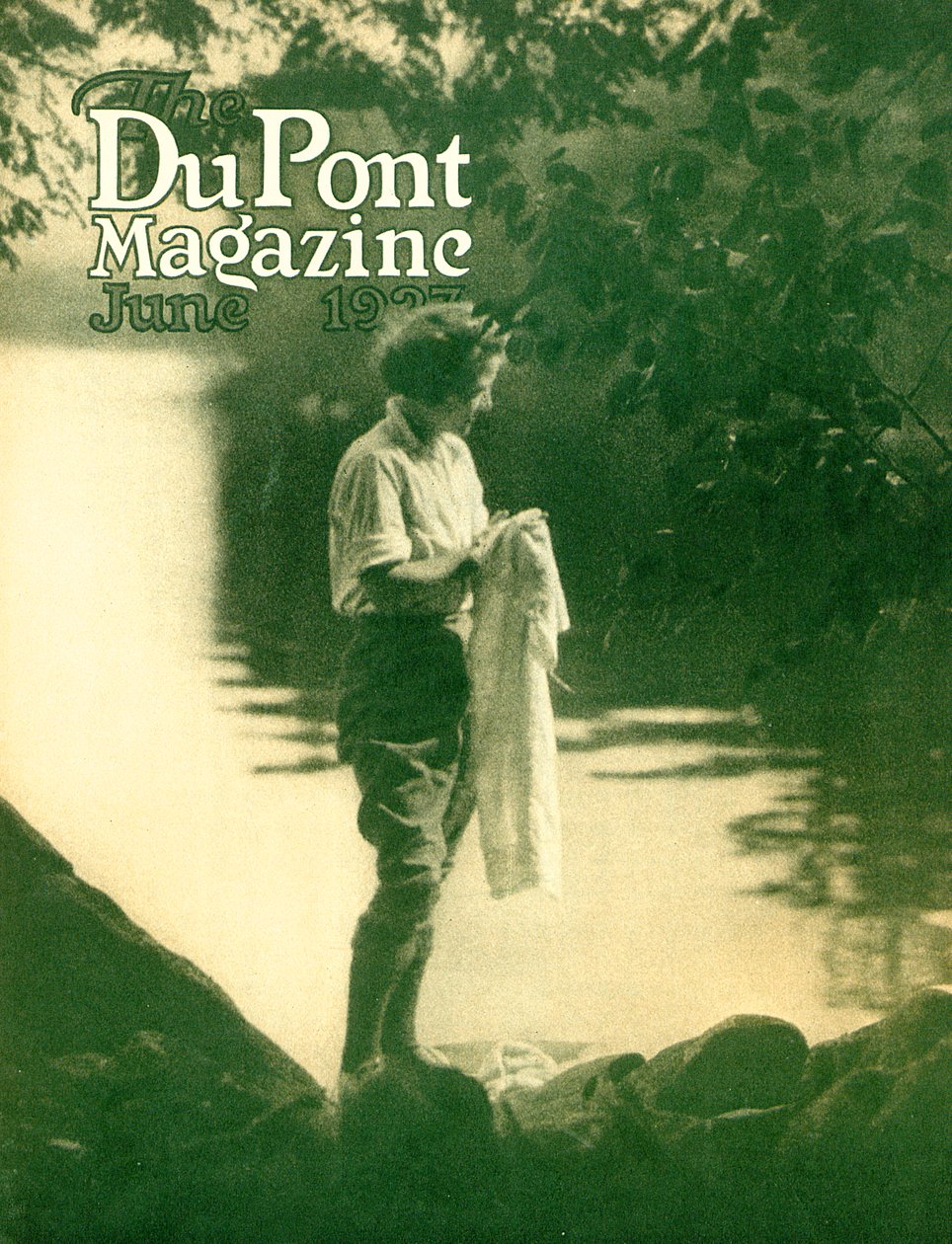 Framsidan av DuPont Magazine, juni 1923 av American School