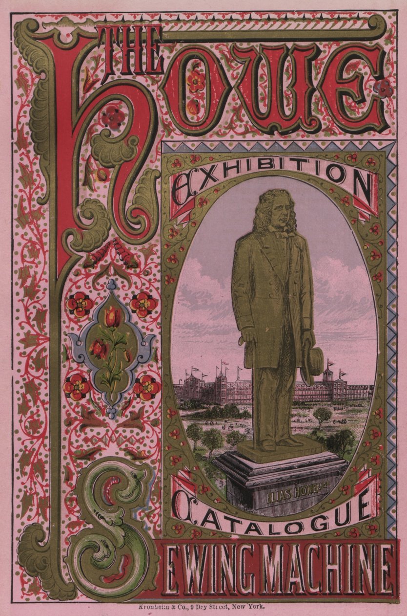 Framsidan av Howe Sewing Machine Exhibition Catalogue, 1876 av American School