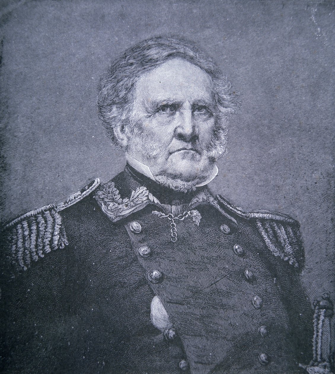 General Winfield Scott (1786-1866) (gravyr) av American School