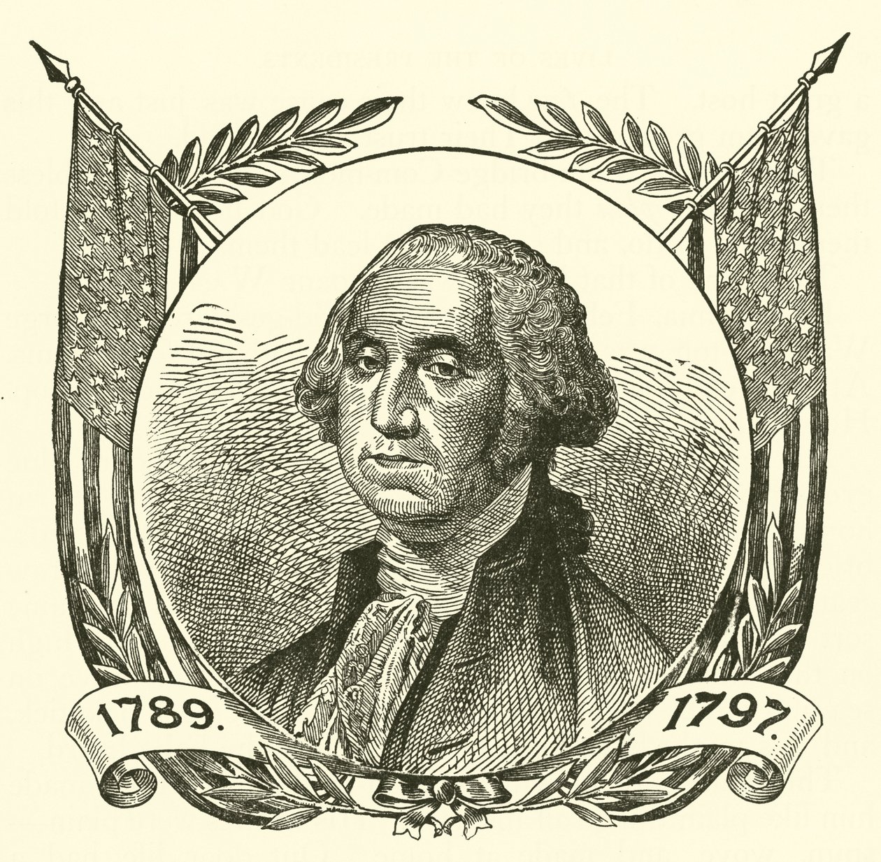 George Washington (gravyr) av American School