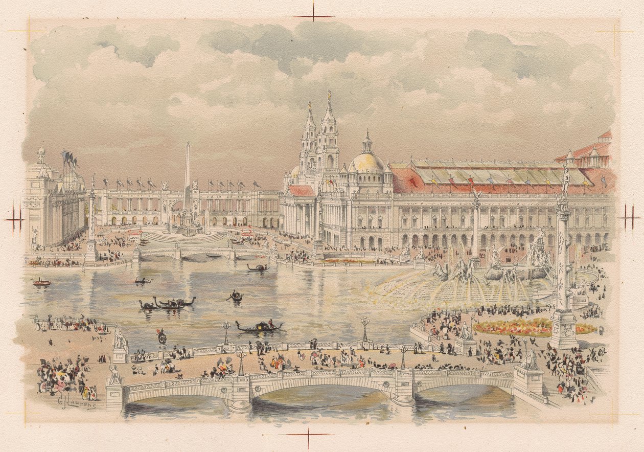 Grand Basin vid världsutställningen Columbian av American School