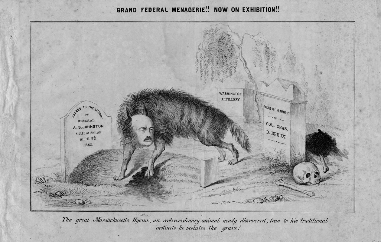 Stora federala menageri!! : nu på utställning, c.1862 av American School
