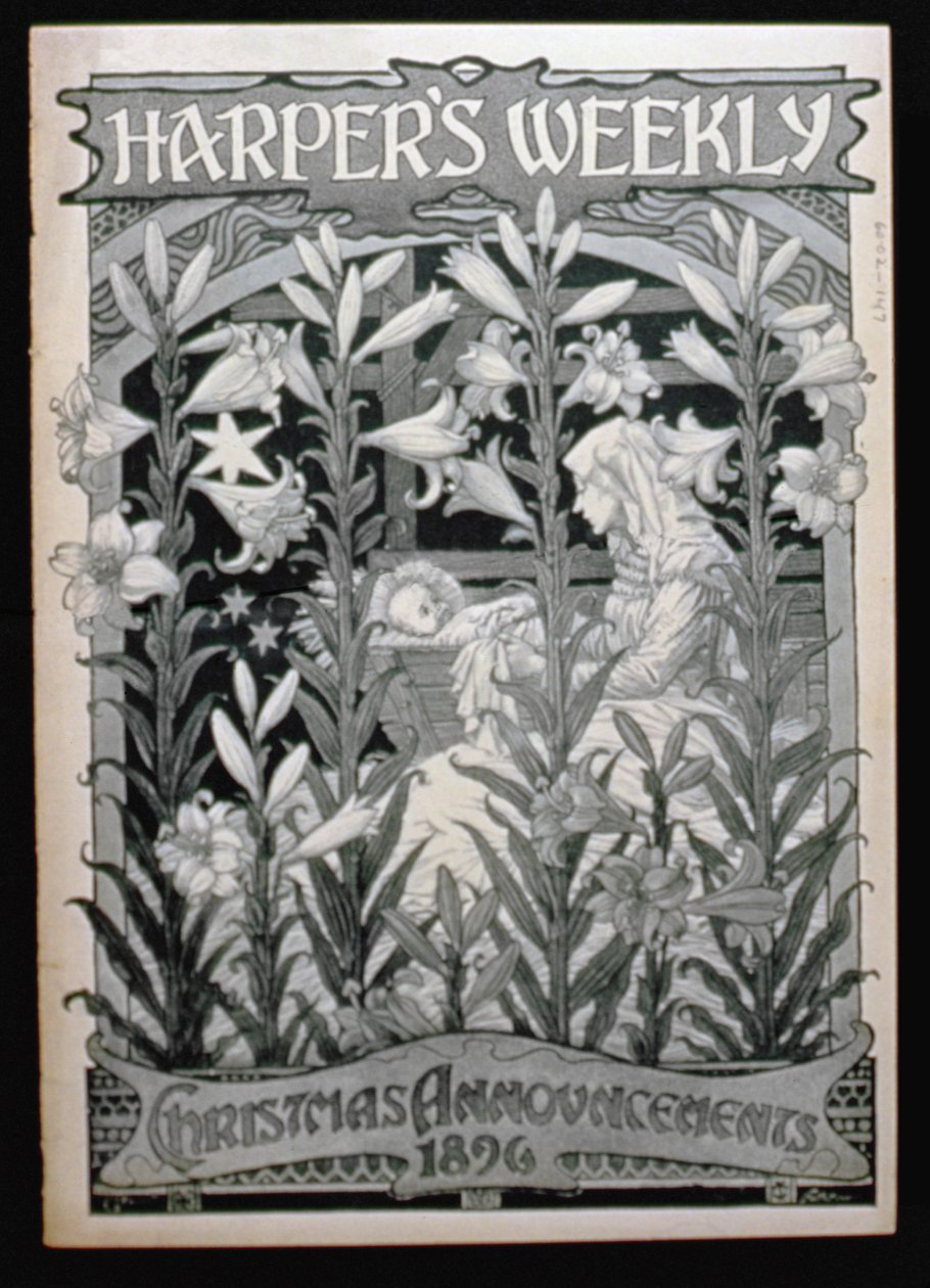 Harpers Weekly, julmeddelanden 1896 av American School