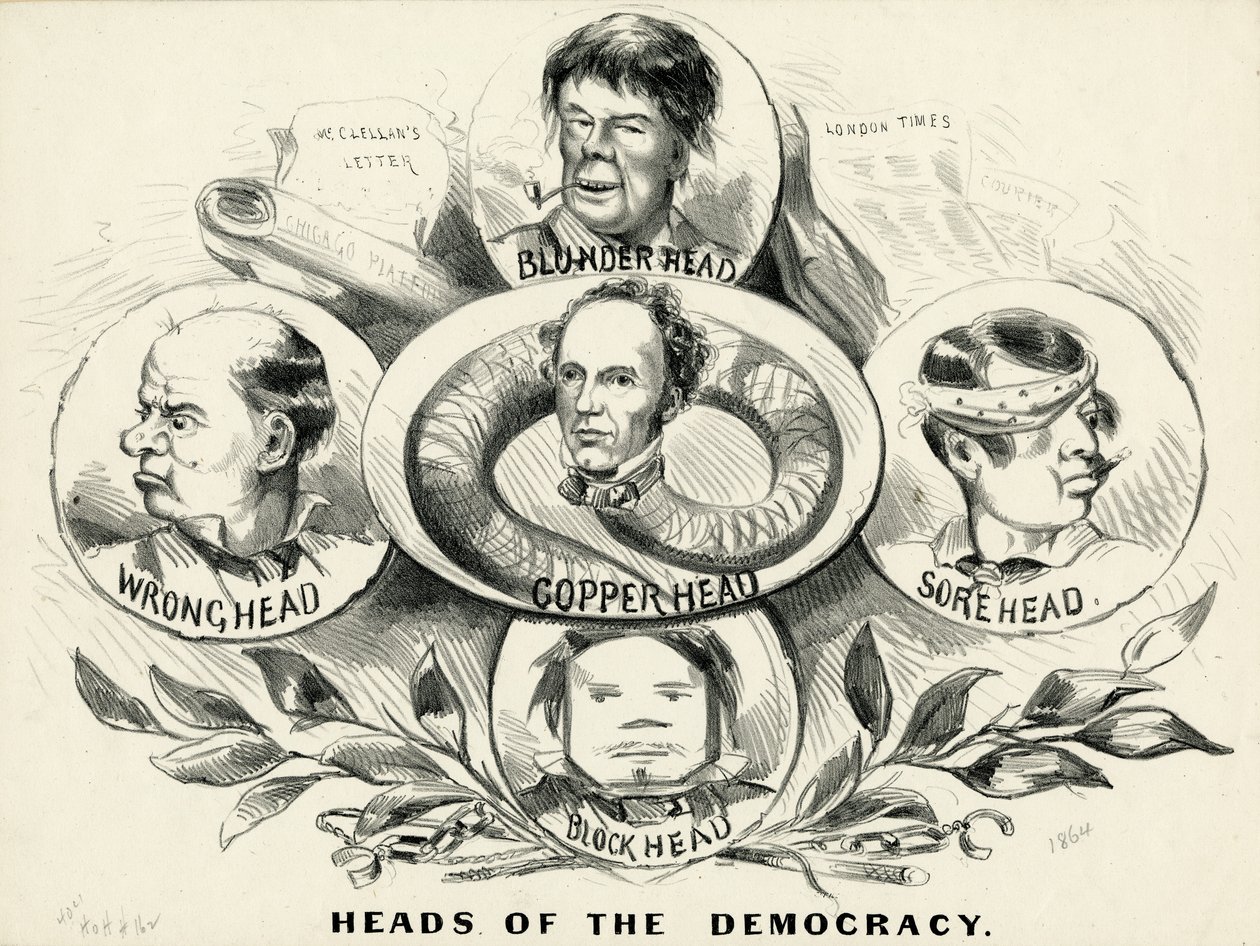 Demokratins chefer, 1864 av American School