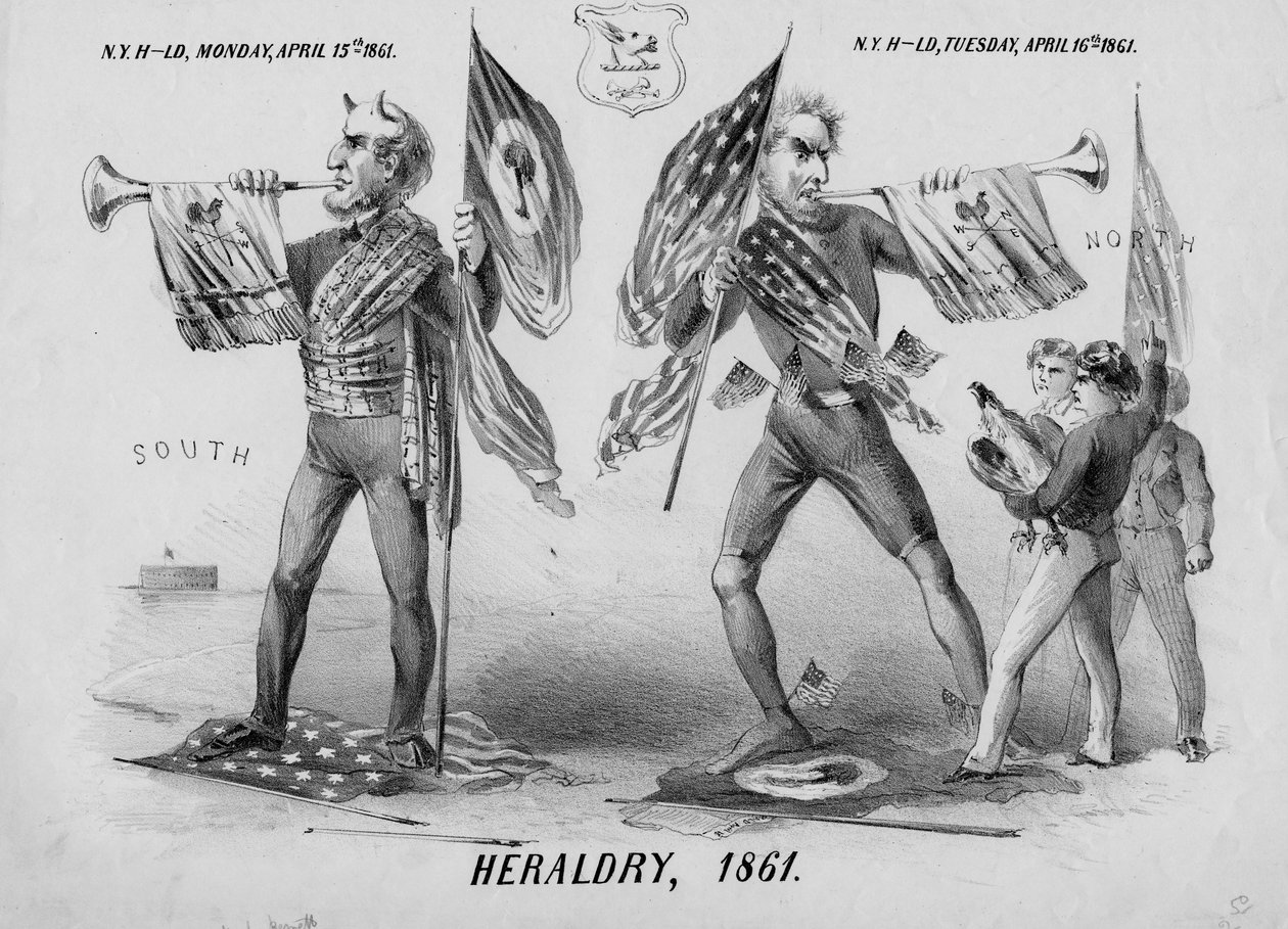 Heraldik, 1861, publicerad i New York, 1861 av American School