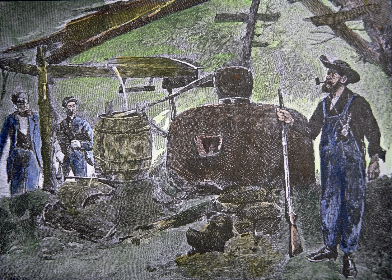 "Hill-Billy Moonshine Still av American School