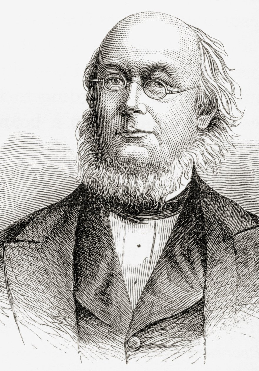Horace Greeley, från "A Brief History of the United States", utgiven av A. S. Barnes und Co. 1885 av American School