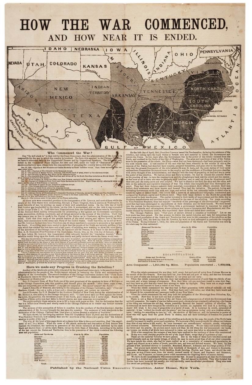 Hur kriget började och hur nära det är slut, 1864 av American School