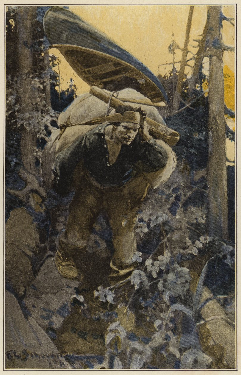 Illustration till Days Off and Other Digressions (färglitografi) av American School