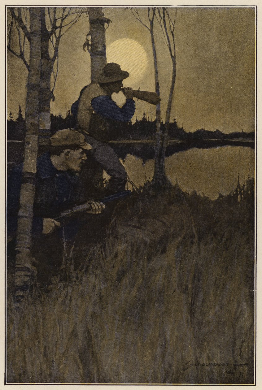 Illustration till Days Off and Other Digressions (färglitografi) av American School