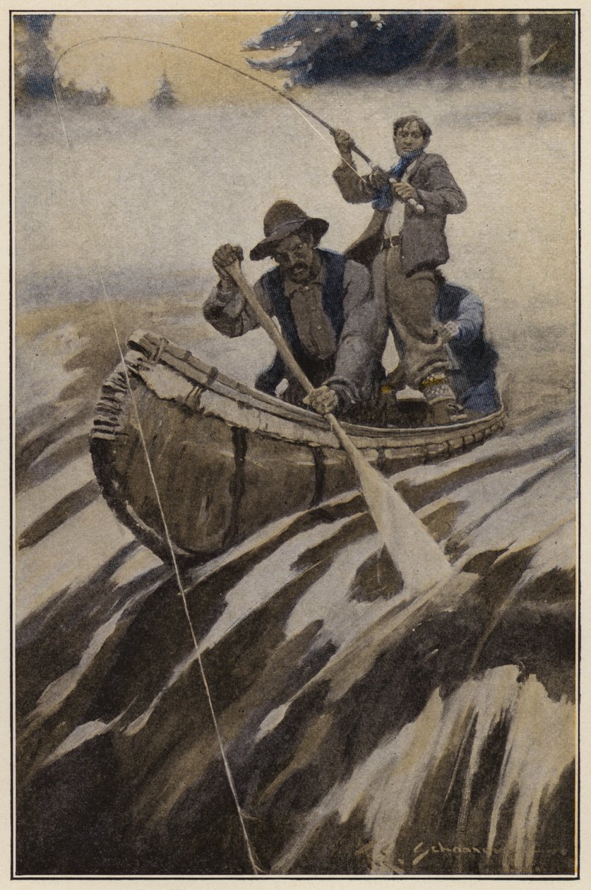 Illustration till Days Off and Other Digressions (färglitografi) av American School