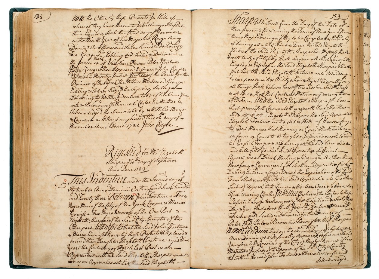 Förordnande av Elizabeth Fortune, 10 september av American School