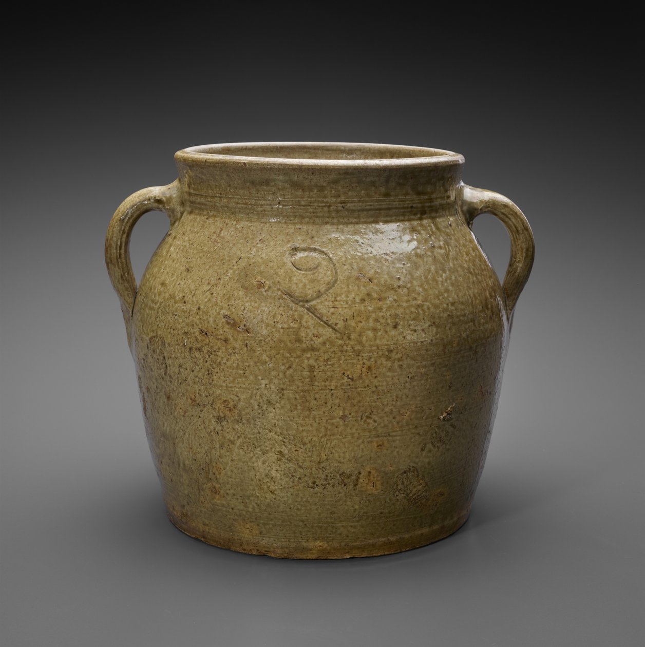 Jar, c. 1865-1900 (alkaliskt och slipglaserat stengods) av American School