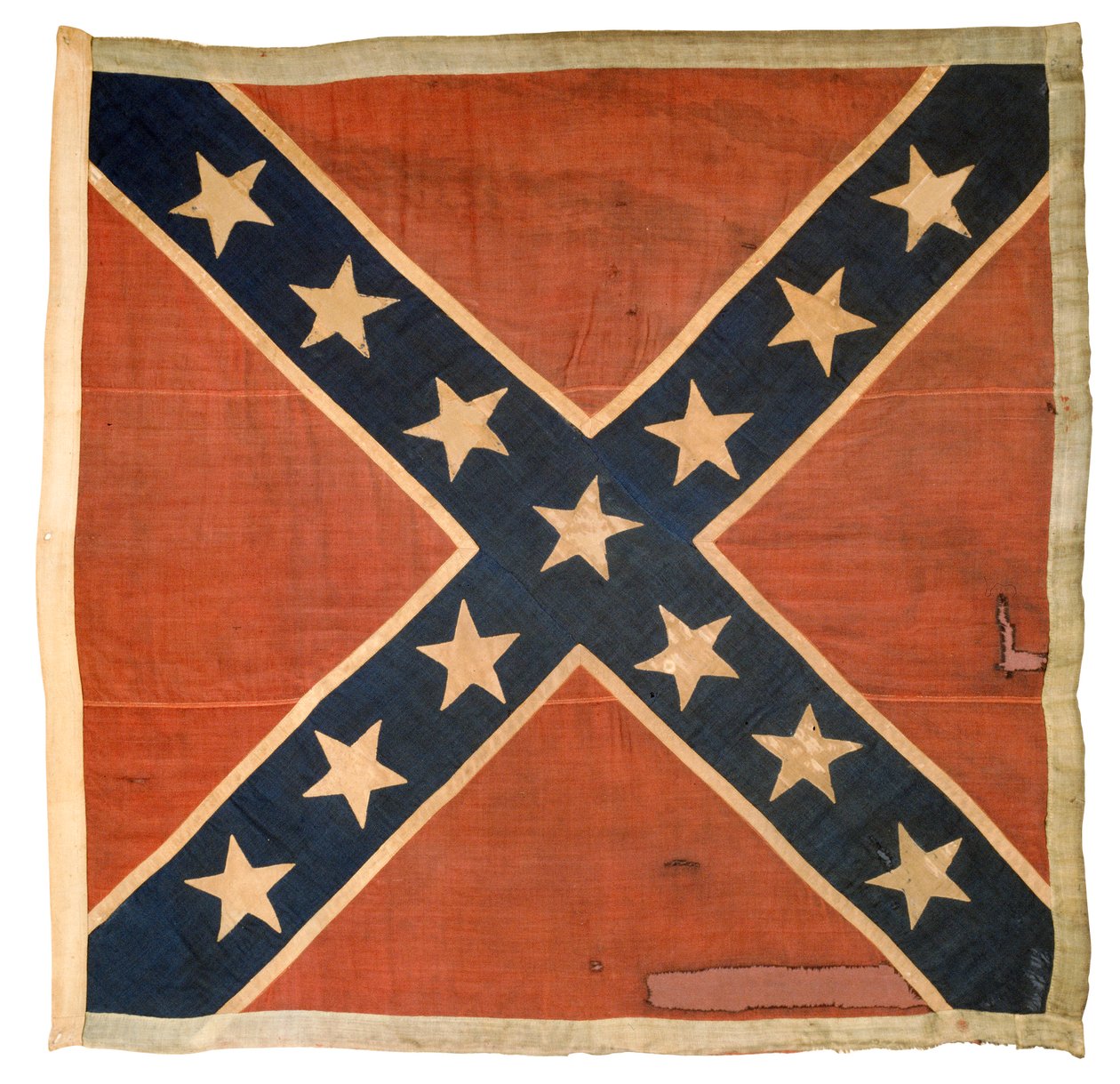 "Jeff Davis" eskortflagga (textil) av American School