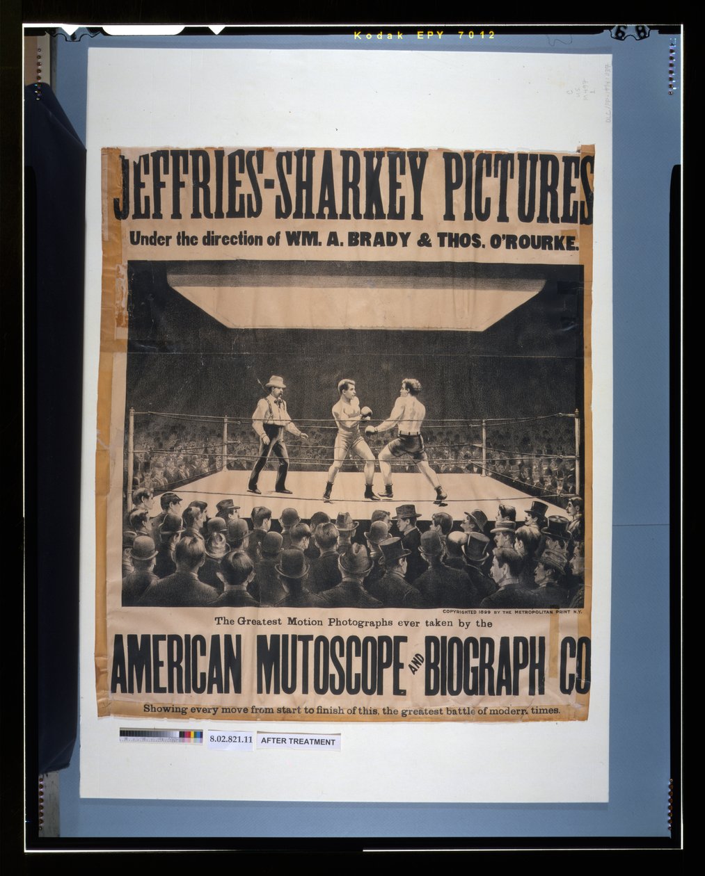 Jeffries-Sharkey bilder - under ledning av Wm. A. Brady & Thos. O