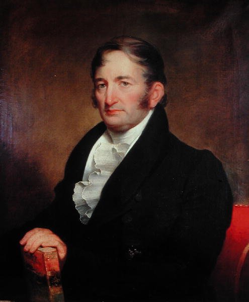 John Nice (1739-1806) (olja på duk) av American School