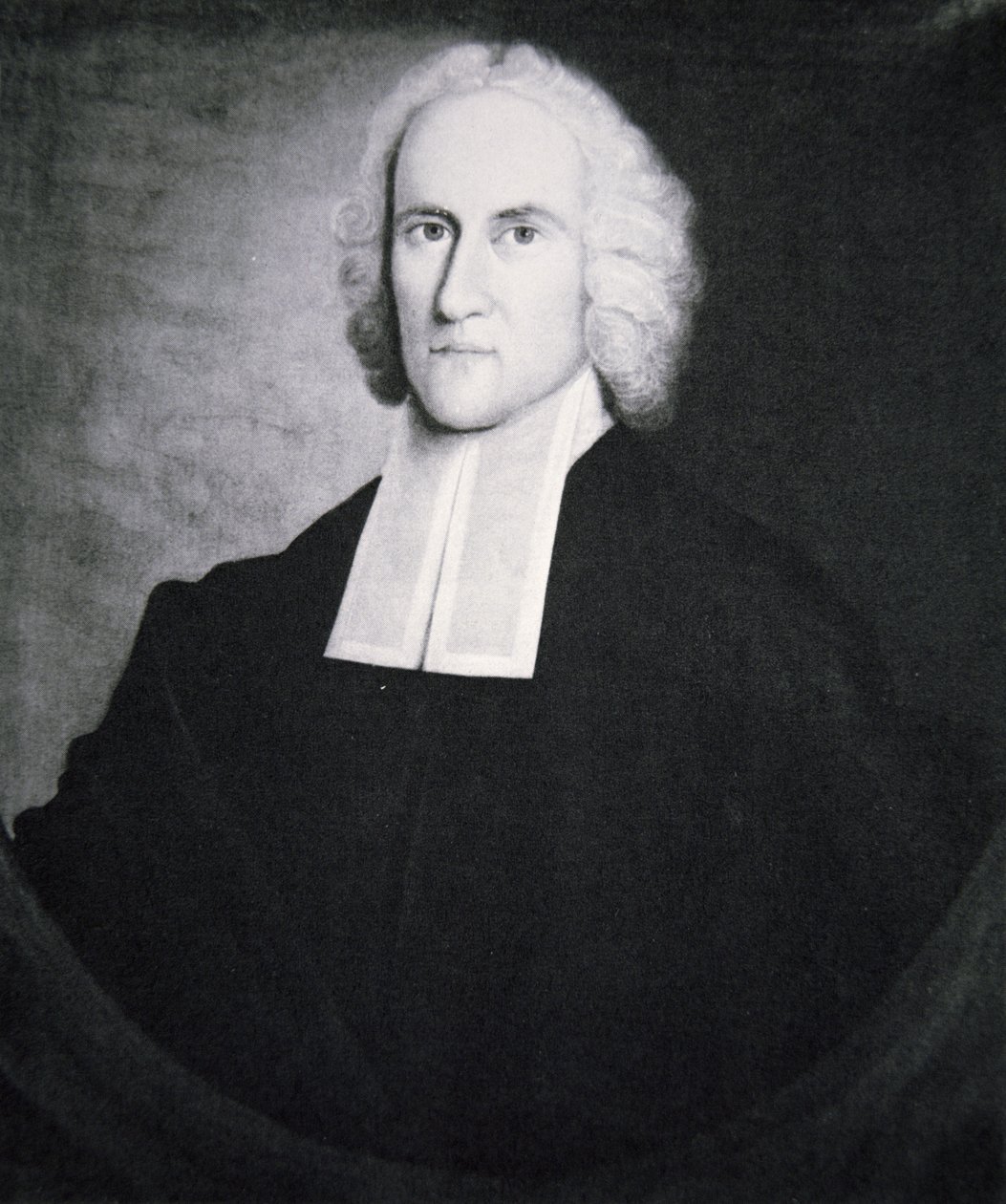 Jonathan Edwards (1703-58) (lito) av American School