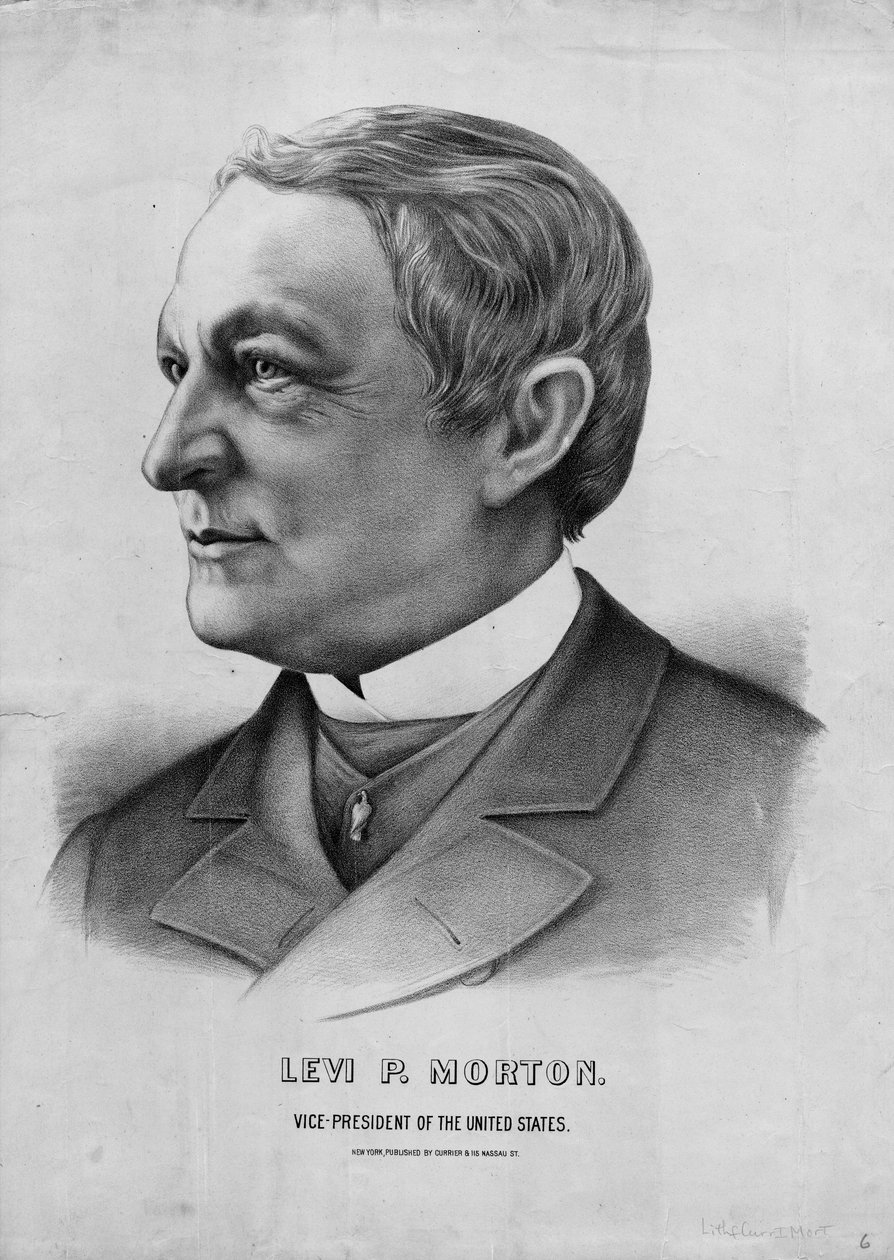 Levi P. Morton, USA:s vicepresident, pub. av Currier & Ives, 1889-93 av American School