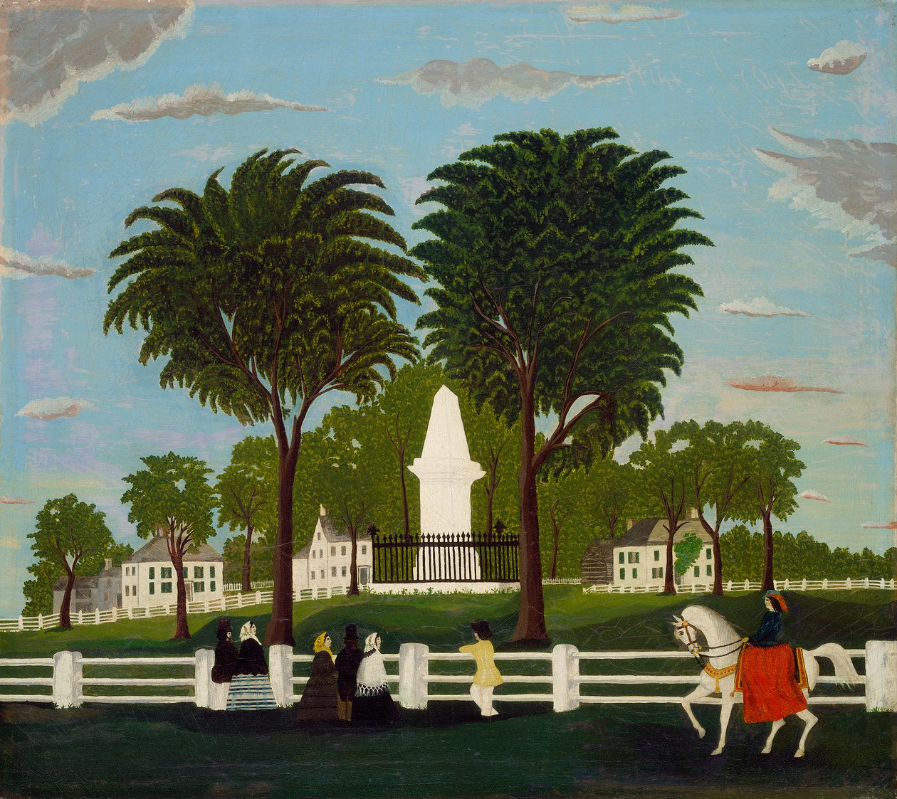 Lexington Battle Monument, ca 1830 av American School