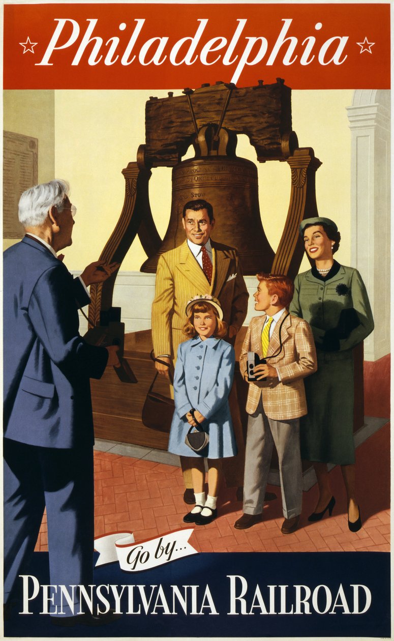 Liberty Bell reseaffisch av American School