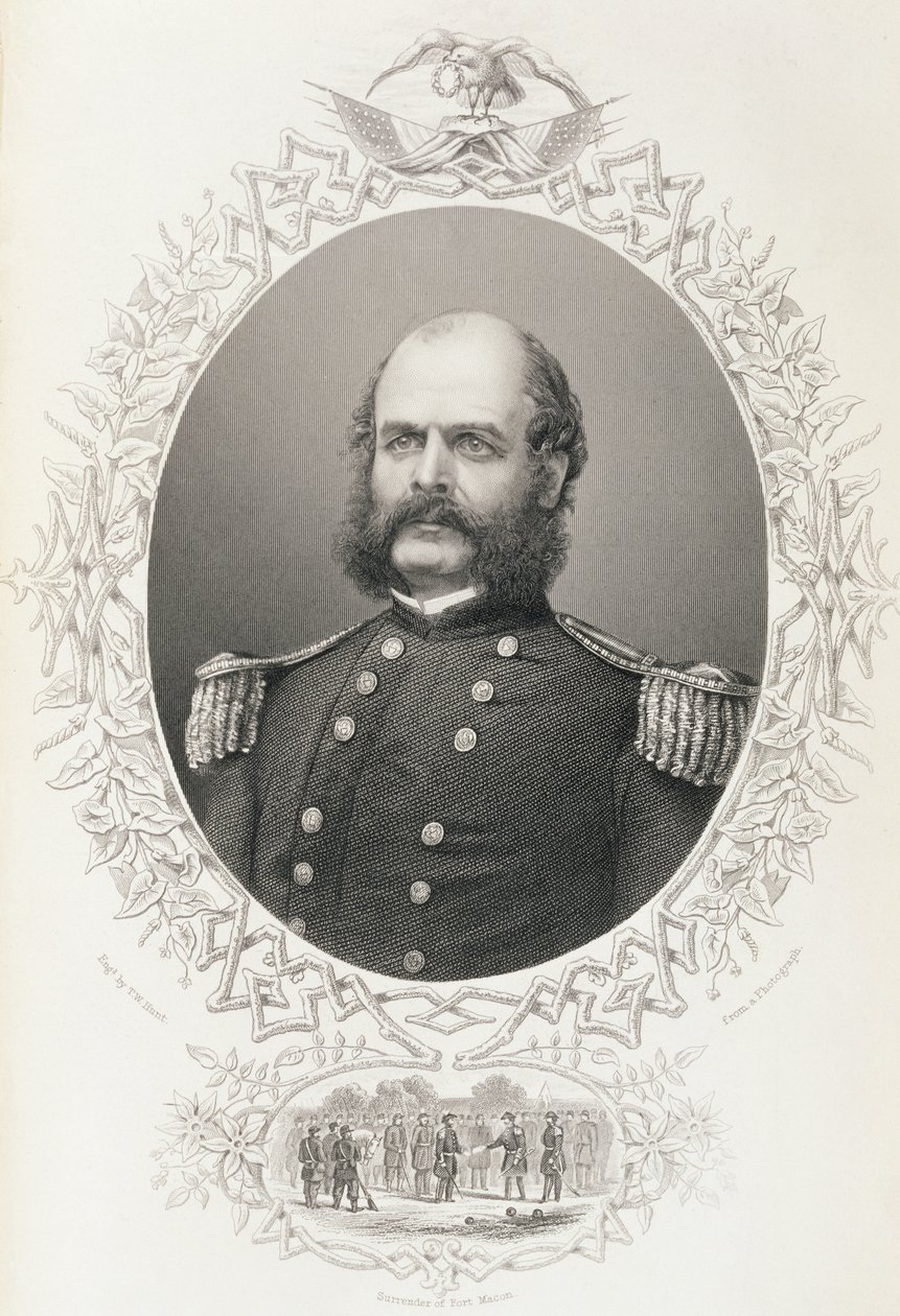 Generalmajor Ambrose Everett Burnside, från 