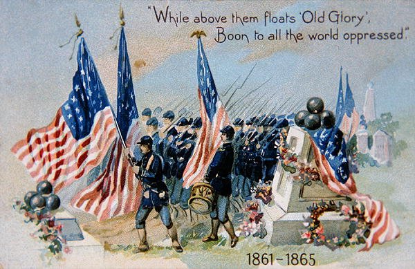 Memorial Day vykort av American School