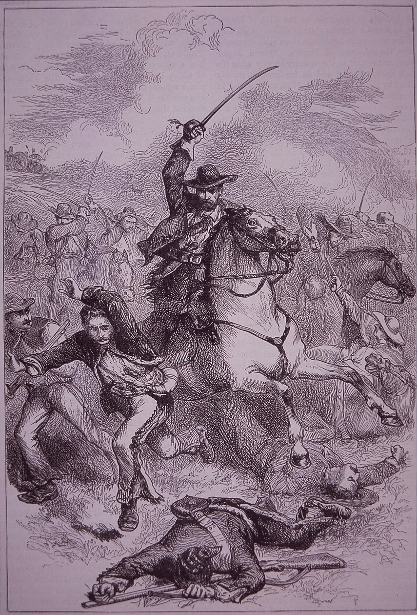 Mexikansk-amerikanska kriget (1846-48), slaget vid Buena Vista av American School