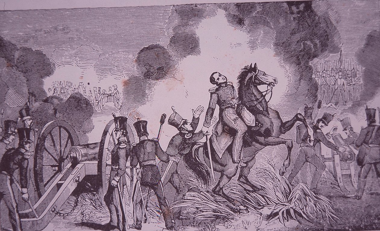 Mexikansk-amerikanska kriget (1846-48), slaget vid Palo Alto och major Ringgolds död av American School