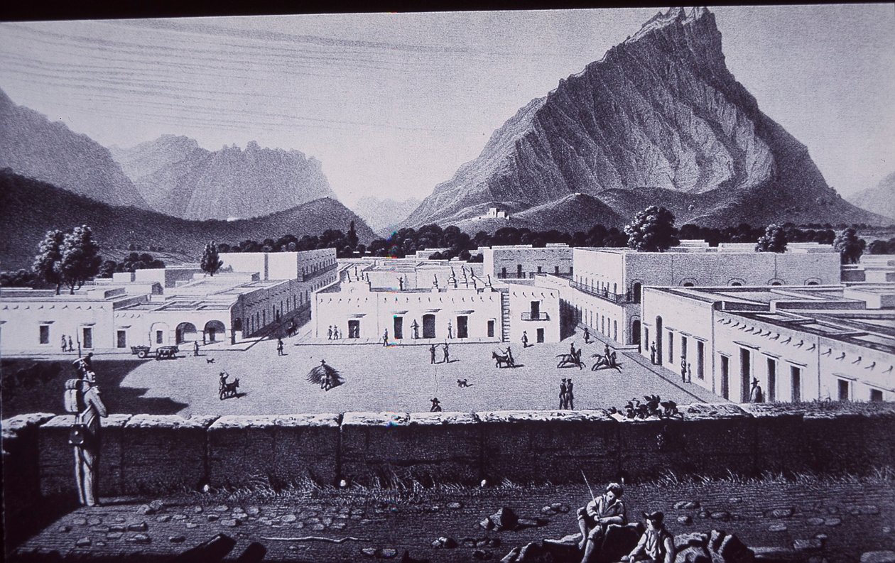 Mexikansk-amerikanska kriget (1846-48), Monterrey, tillfångataget av Gen Zachary Taylor av American School