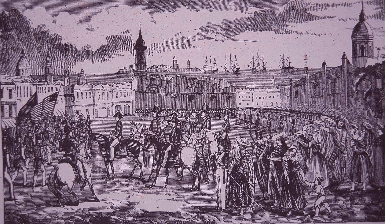 Mexikansk-amerikanska kriget (1846-48), kapitulation av Veracruz av American School