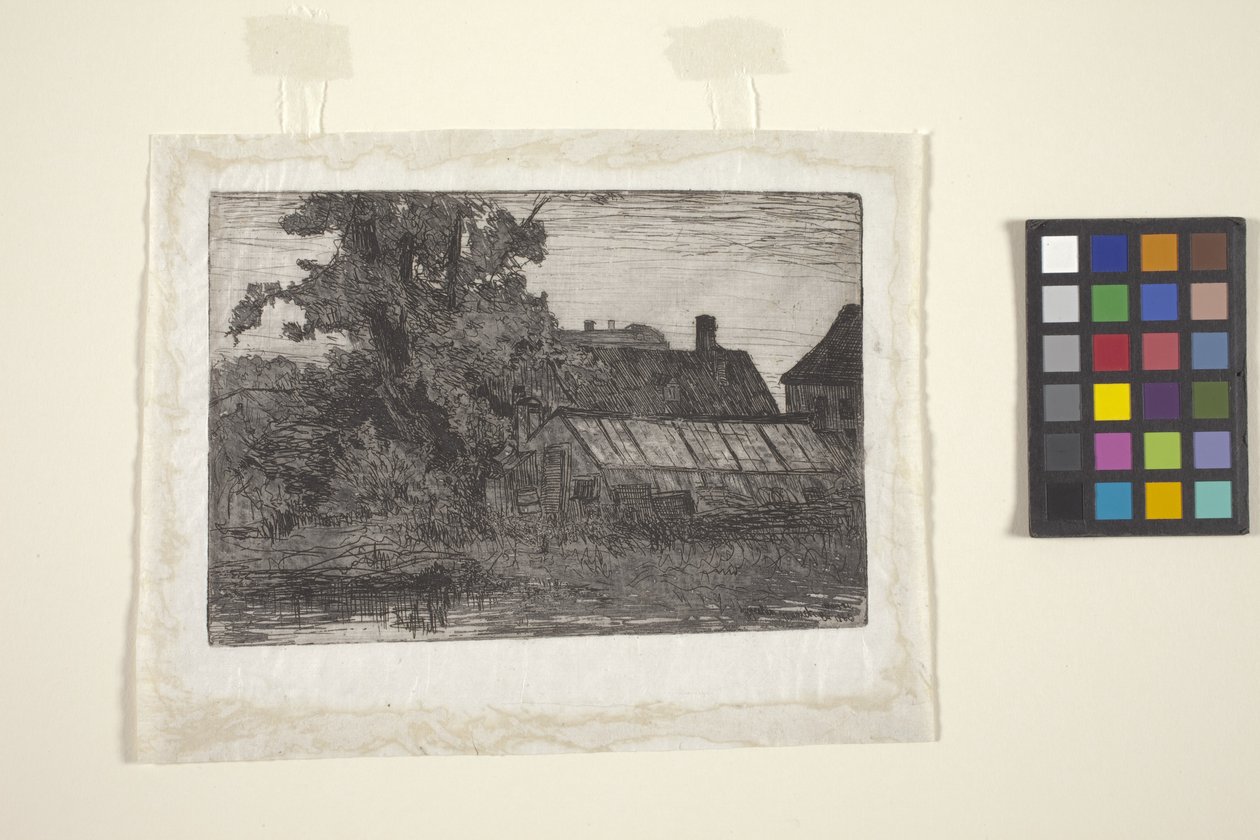 München (etsning och aquatint) av American School