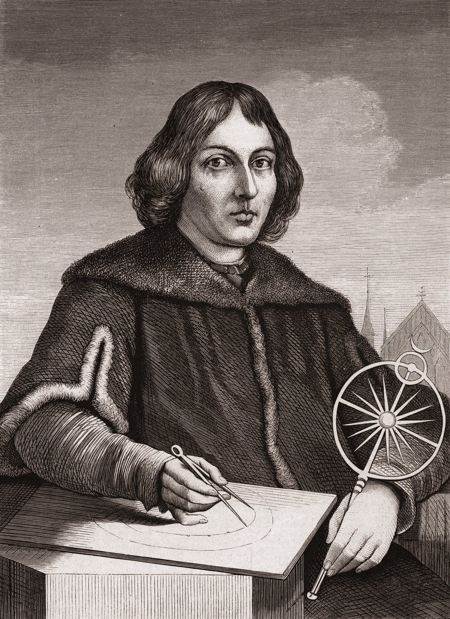 Nicolaus Copernicus, ca 1850 (gravyr) av American School