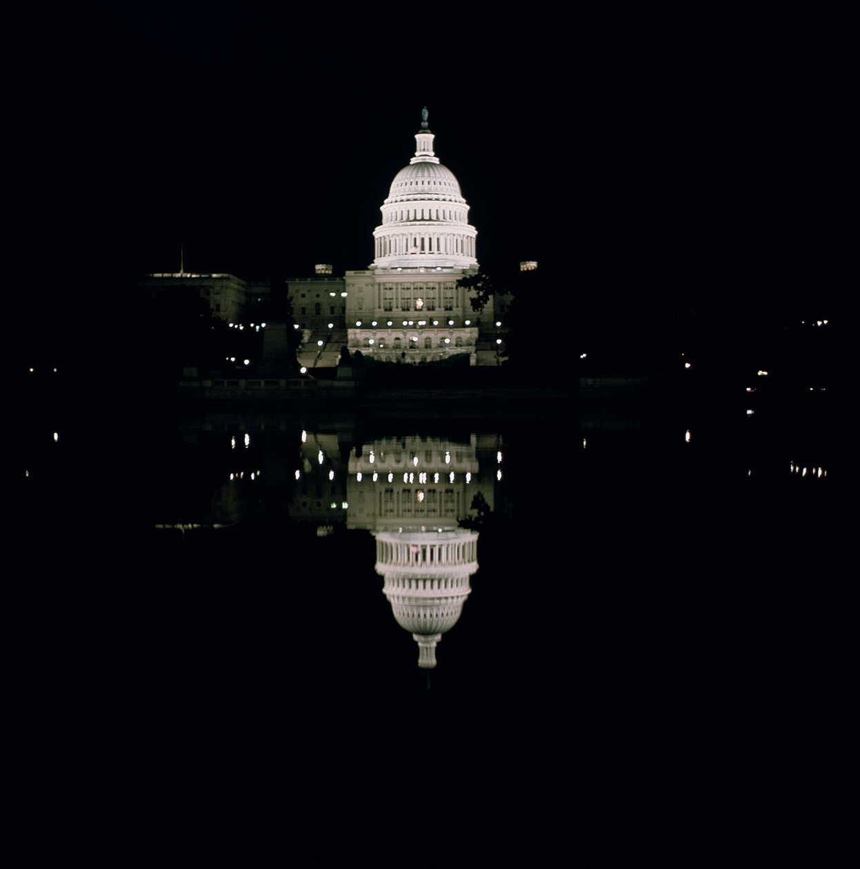 Nattvy över Capitolium, 1793-1830 av American School