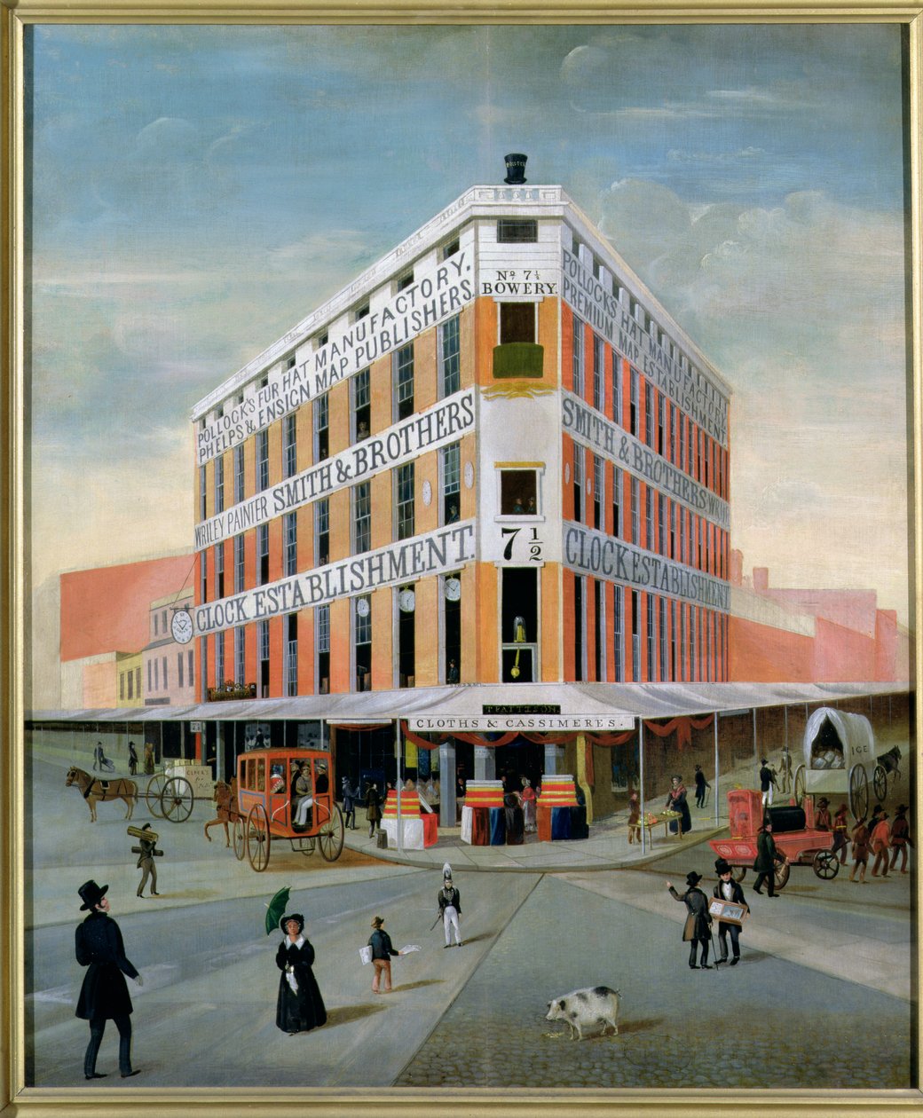 No.7 12 Bowery, NYC, ca 1837-39 av American School