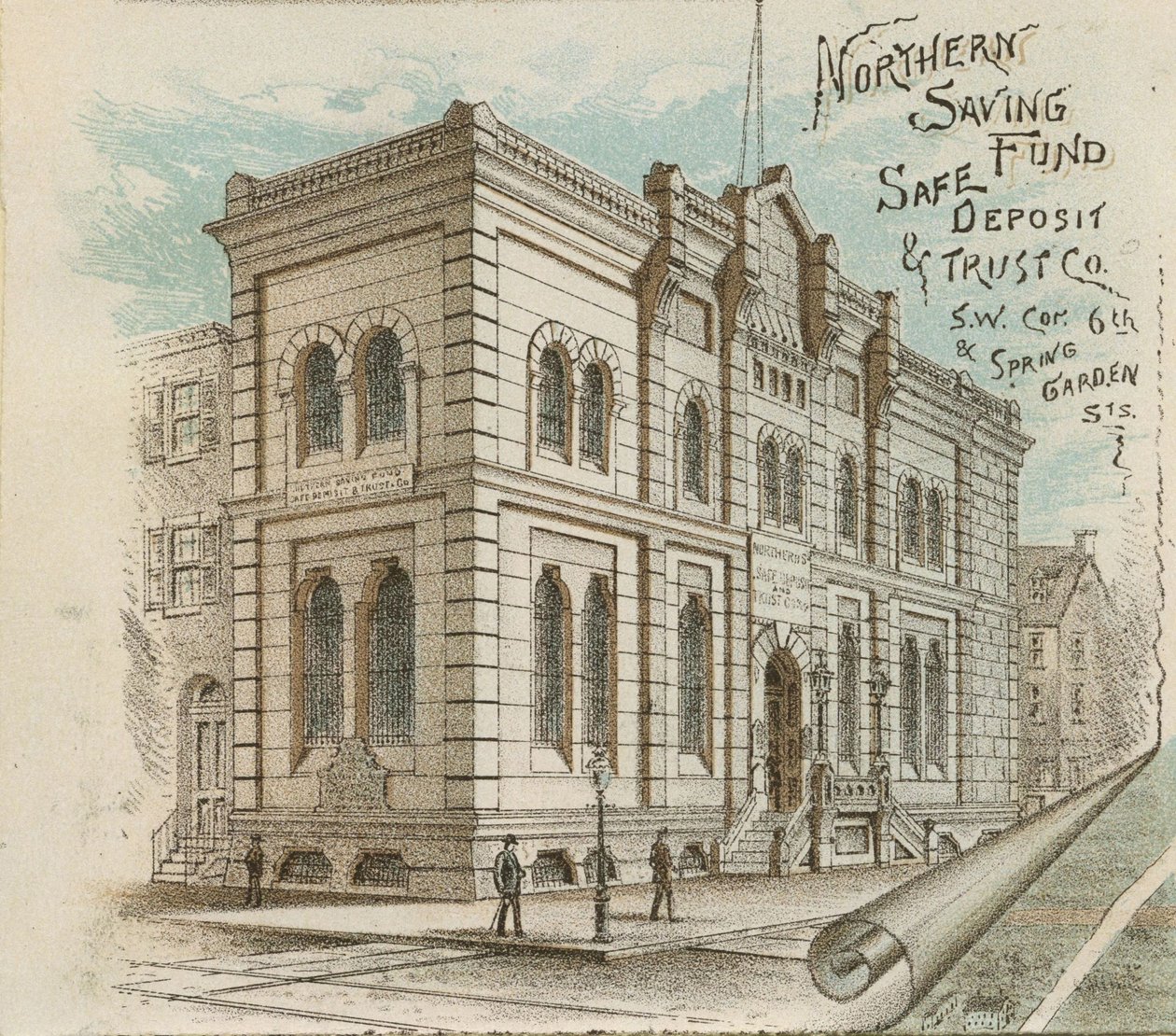 Northern Saving Fund Safe Deposit & Trust Co., 1885-86 av American School