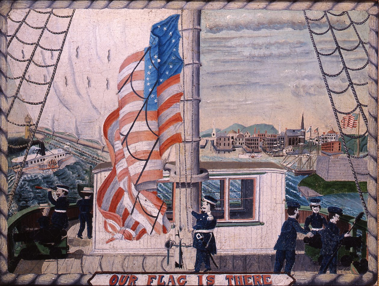Vår flagga är där: Fort McHenry, Baltimore, 1850-1900 av American School