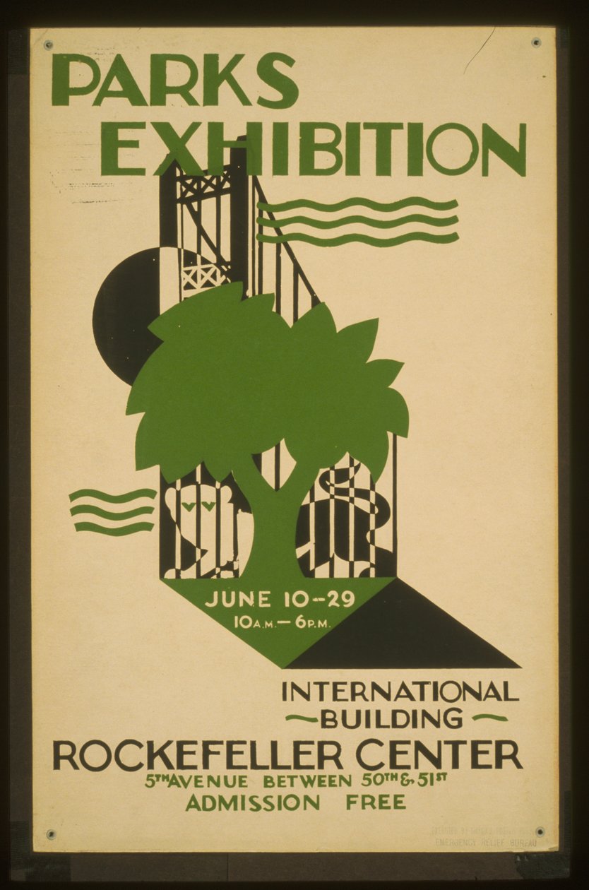 Parks Exhibition, International Building, Rockefeller Center, genomförd av Mayor