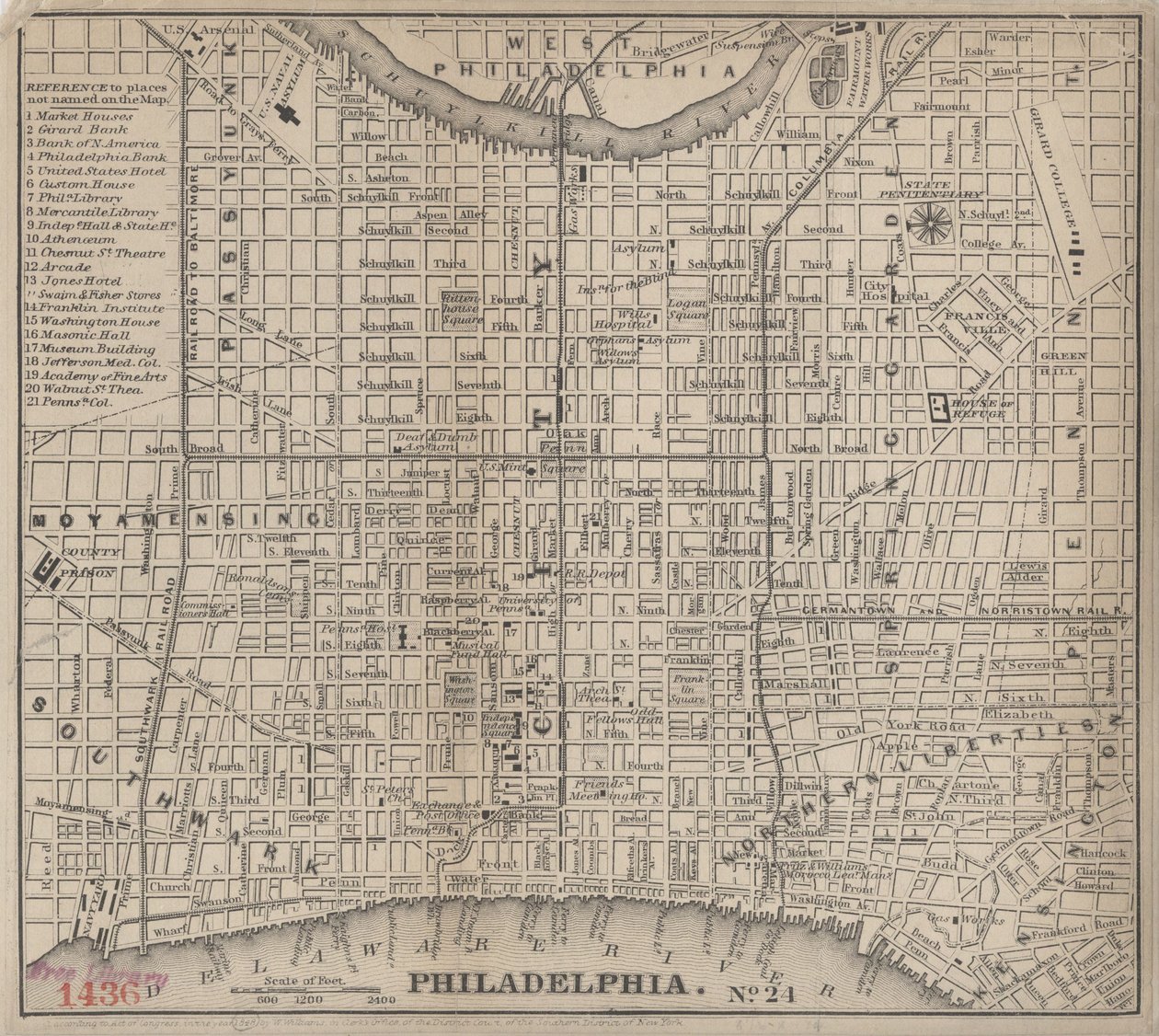 Philadelphia, 1848 av American School