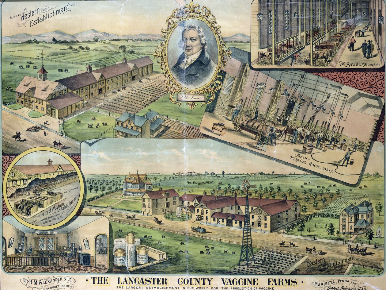 Plan för Lancaster County Vaccine Farms, Nebraska av American School