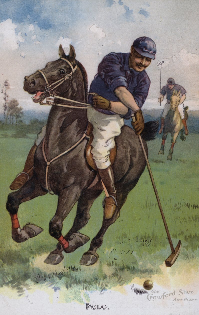 Polo (färglitografi) av American School