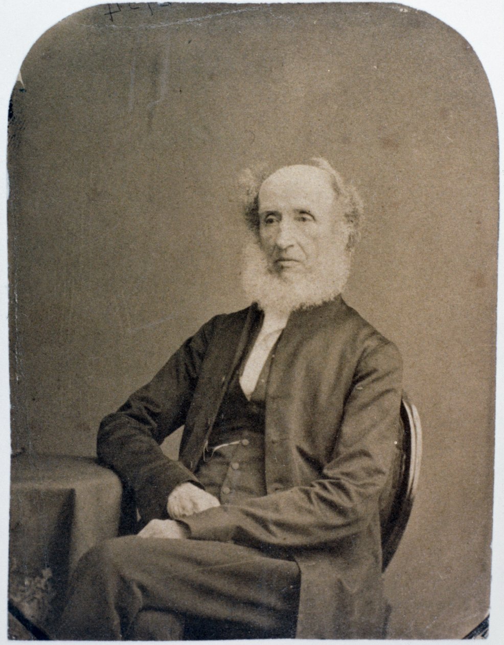 Porträtt av Benjamin Abbott (1793-1870) (foto) av American School