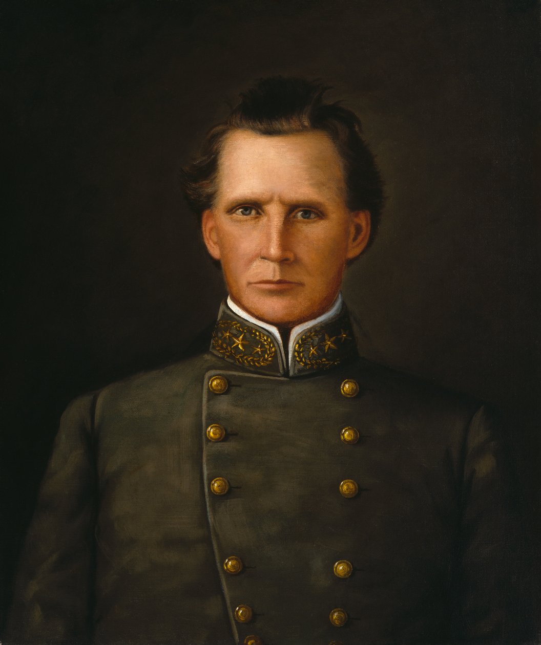 Porträtt av brigadgeneral Joseph Lewis Hogg, ca 1860 av American School