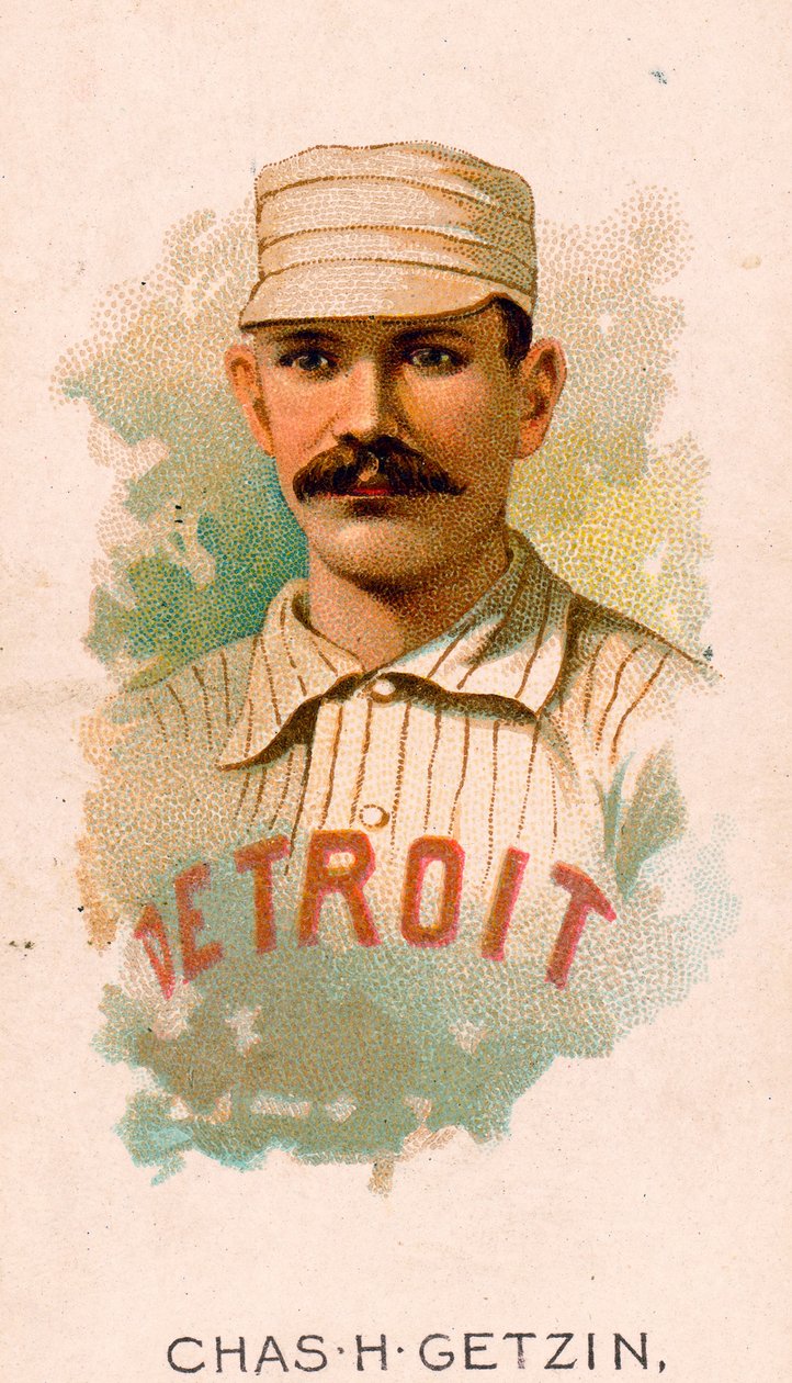 Porträtt av Charlie Getzien, 1887 av American School