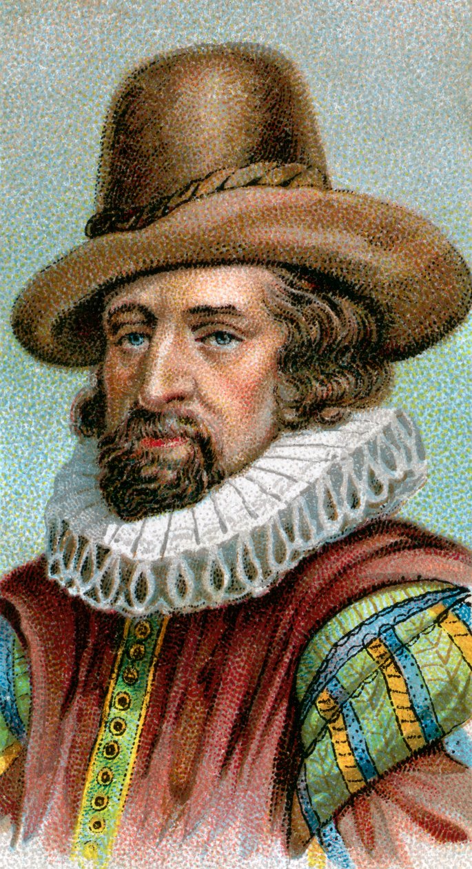 Porträtt av Francis Bacon av American School
